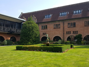 Library quad in the sunshine